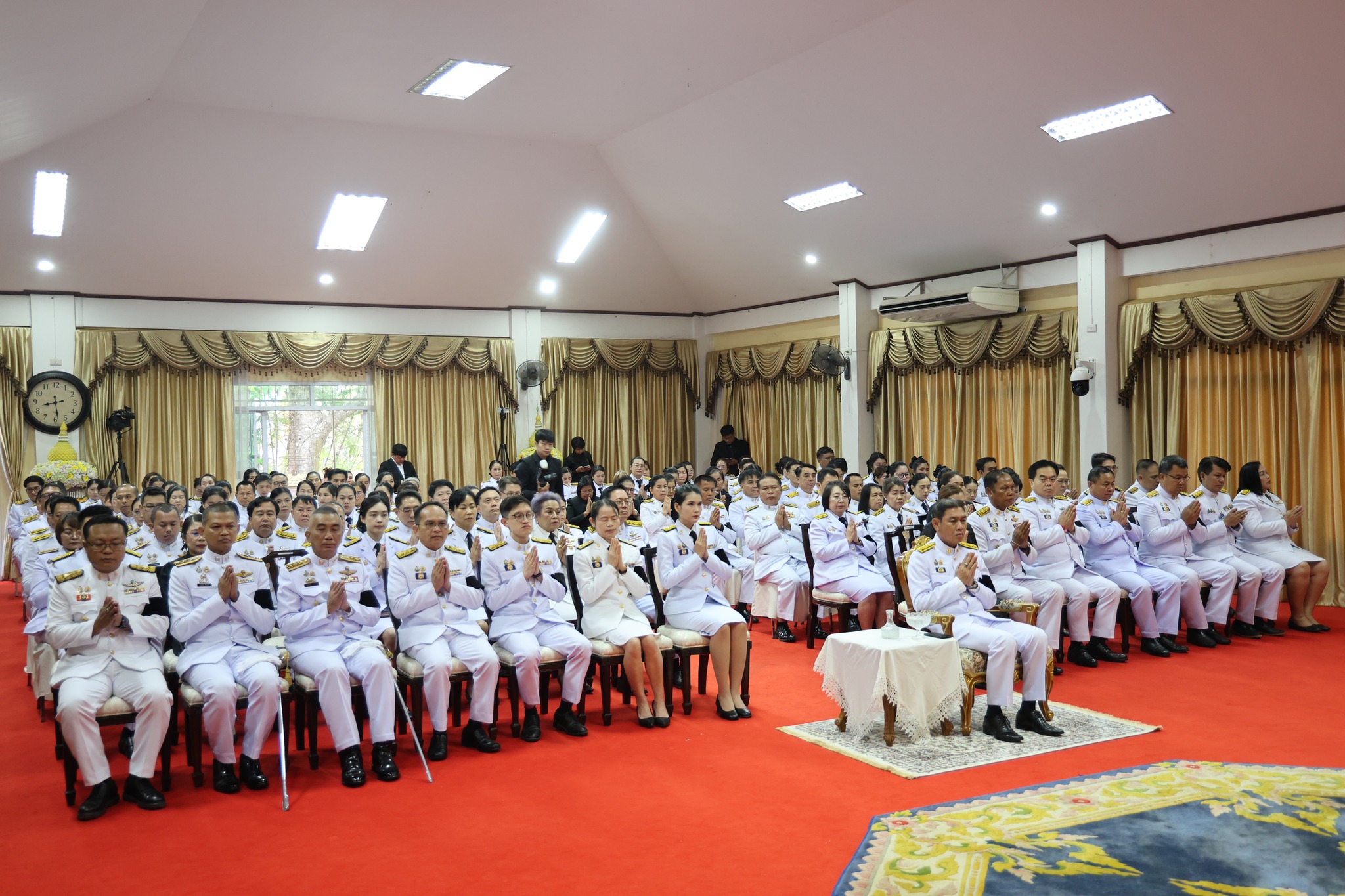 จังหวัดเชียงรายจัดพิธีบำเพ็ญกุศลถวายพระราชกุศลครบ 15 วัน &ldquo;ปัณรสมวาร&rdquo; เนื่องในวันสวรรคตสมเด็จพระบรมราชชนนีพันปีหลวง