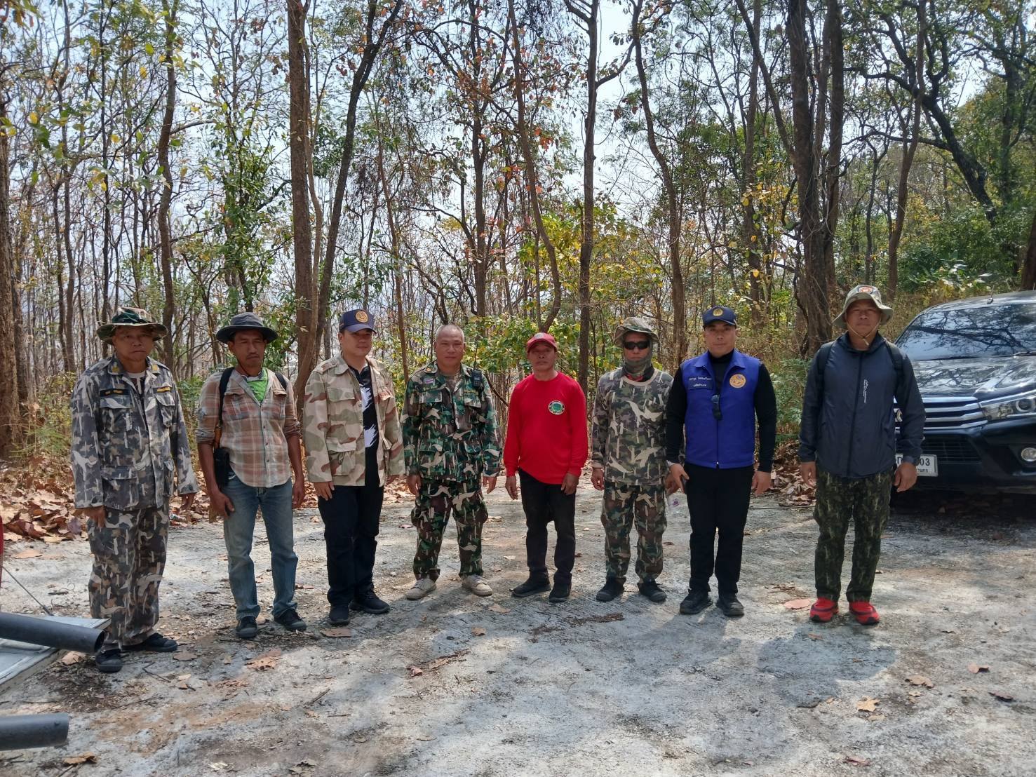 เทิงลุยดับไฟป่ากลางดึก สกัดวอดกว่า 38 ไร่ หวังคืนอากาศบริสุทธิ์ให้เชียงราย