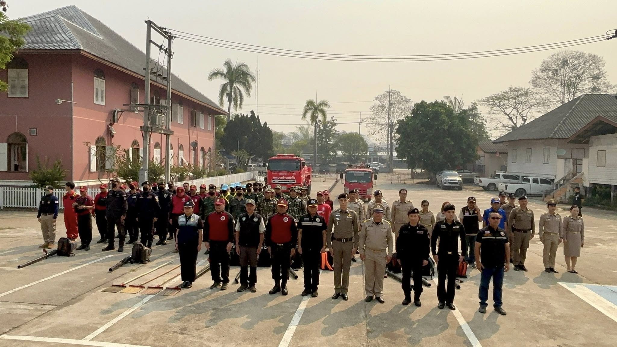 กอ.รมน.จังหวัดเชียงราย ผนึกกำลัง Kick Off สกัดไฟป่าและหมอกควัน ปูพรมลาดตระเวนเข้มข้นพื้นที่อำเภอเวียงป่าเป้า