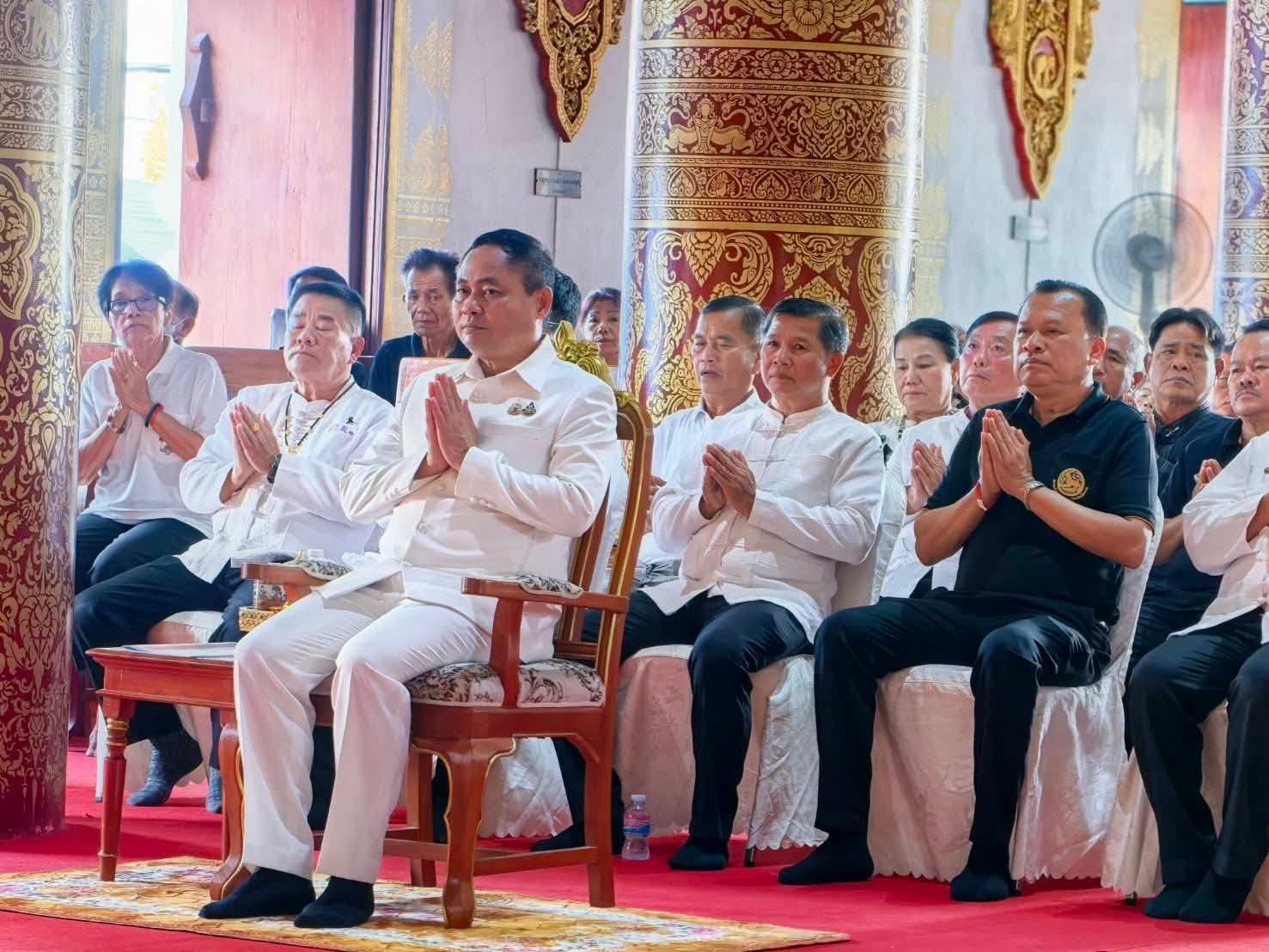 เชียงราย จัดพิธีสวดพระพุทธมนตร์และเจริญจิตตภาวนา อุทิศถวายพระราชกุศลแด่สมเด็จพระนางเจ้าสิริกิติ์ พระบรมราชินีนาถ พระบรมราชชนนีพันปีหลวง และอุทิศถวายพระกุศล แด่สมเด็จพระเจ้าลูกเธอ เจ้าฟ้าพัชรกิติยาภา นเรนทิราเทพยวดี กรมหลวงราชสาริณีสิริพัชร มหาวัชรราชธิดา ประจำเดือนกรกฎาคม 2569