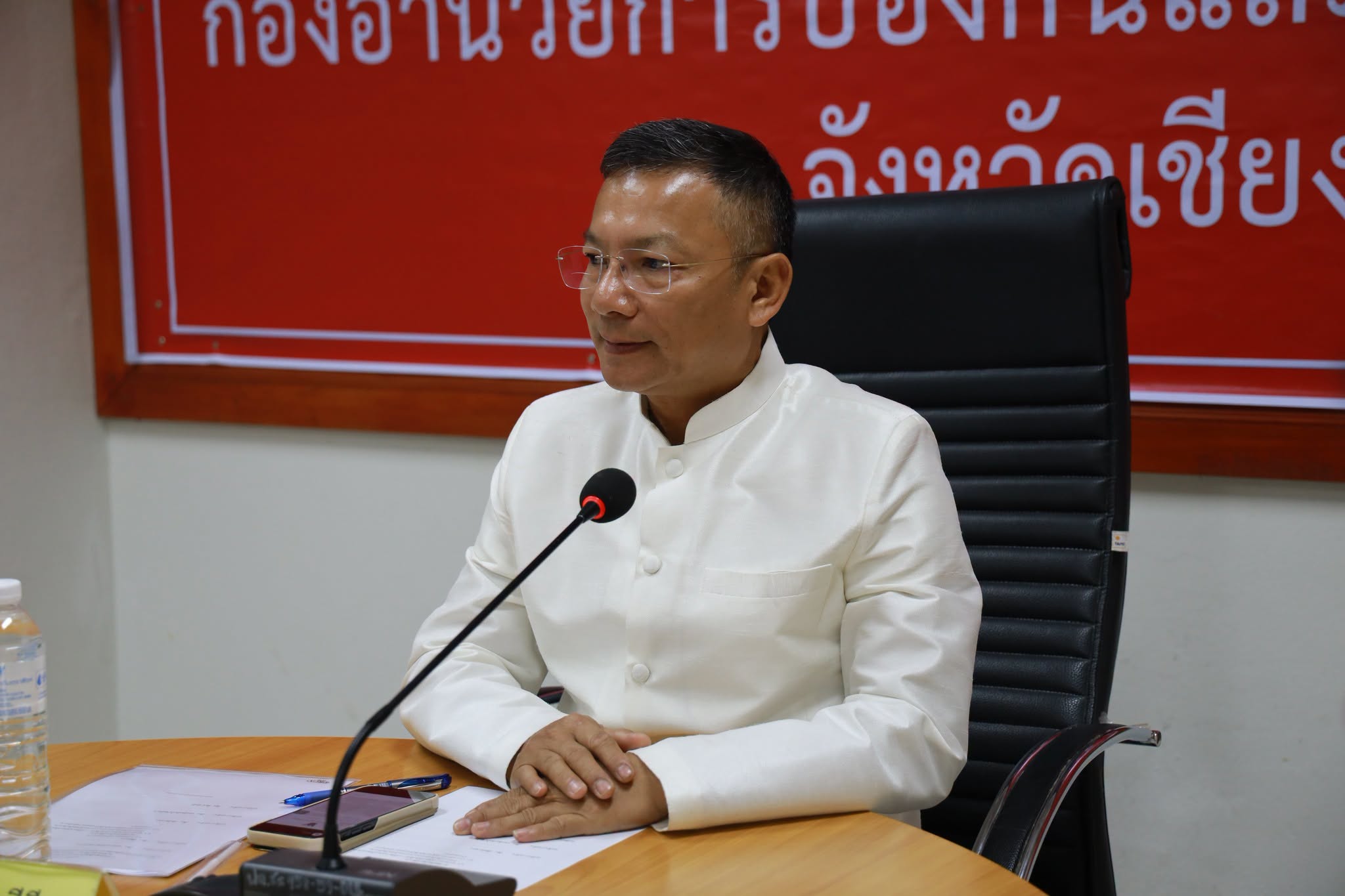เชียงรายติดตามสถานการณ์สาธารณภัยใกล้ชิด เตรียมพร้อมรับความแปรปรวนของสภาพอากาศและเฝ้าระวังน้ำฝนอย่างต่อเนื่อง
