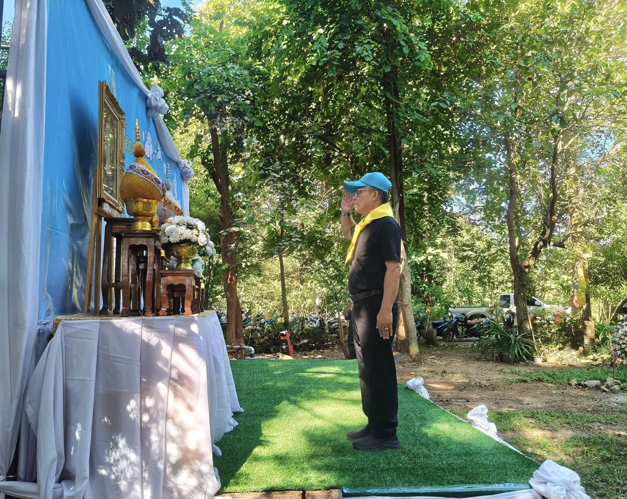 สำนักงานสงเคราะห์ทหารผ่านศึกเขตเชียงราย มณฑลทหารบกที่ 37 ร่วมกับเทศบาลตำบลป่าอ้อดอนชัย จัดกิจกรรมจิตอาสาเทิดทูนสถาบันพระมหากษัตริย์